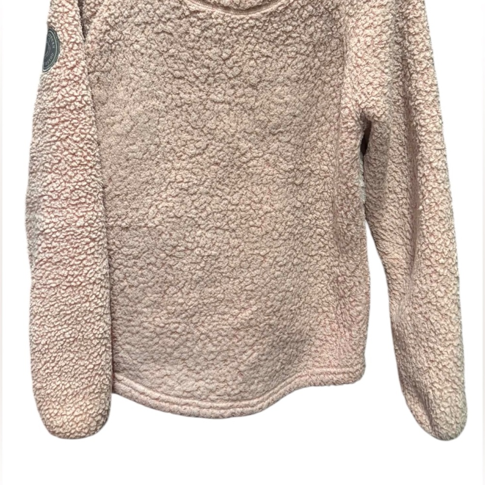 Simply Southern Pink Sherpa Snap-Neck Pullover Jacket - Picture 8 of 8